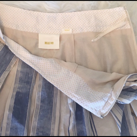 Anthropologie Maeve pleated skirt - Picture 4 of 6